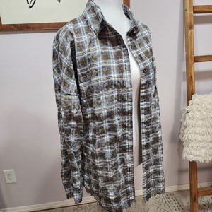 NWT La Miel Oversized Flannel